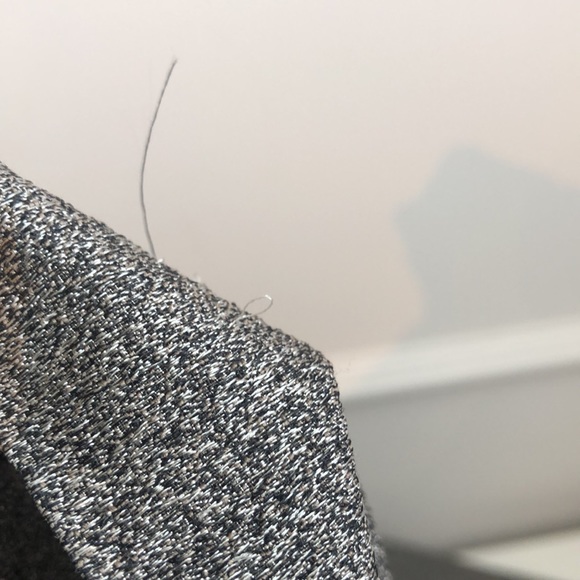 Burberry Marled Grey Stretch-Wool Flared Trousers - Picture 7 of 10